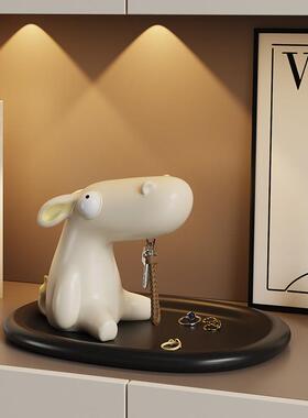 玄关钥匙收纳摆件入户客