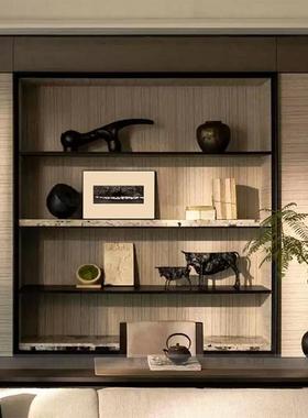 集饰侘寂风样板间客厅背