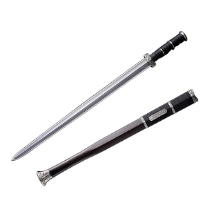 干将莫邪龙泉市宝剑周强无双剑汉剑防身一体刀剑冷兵器摆件未开刃