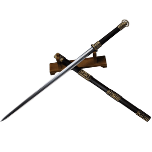 干将莫邪龙泉市陈少卫唐横刀环首唐剑一体工艺品刀剑宝剑未开刃