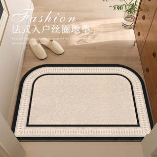 脚垫法式 美式 入户门地垫门口进门家用耐脏入户地毯垫 丝圈地垫