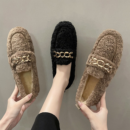 23年新款毛毛鞋女冬舒适保暖加绒