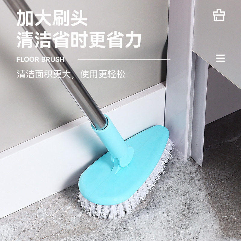 家用加长手柄拖把挂壁收纳不占空间去污渍清洗轻松省力缝隙地板刷