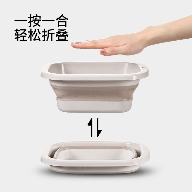 洗菜盆沥水篮快速折叠脸