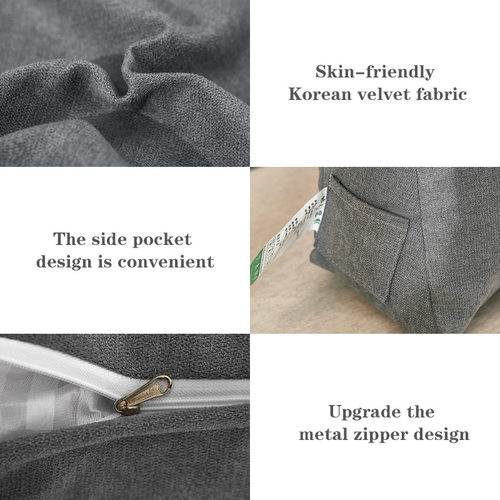 简约韩国绒床头毛绒三角
