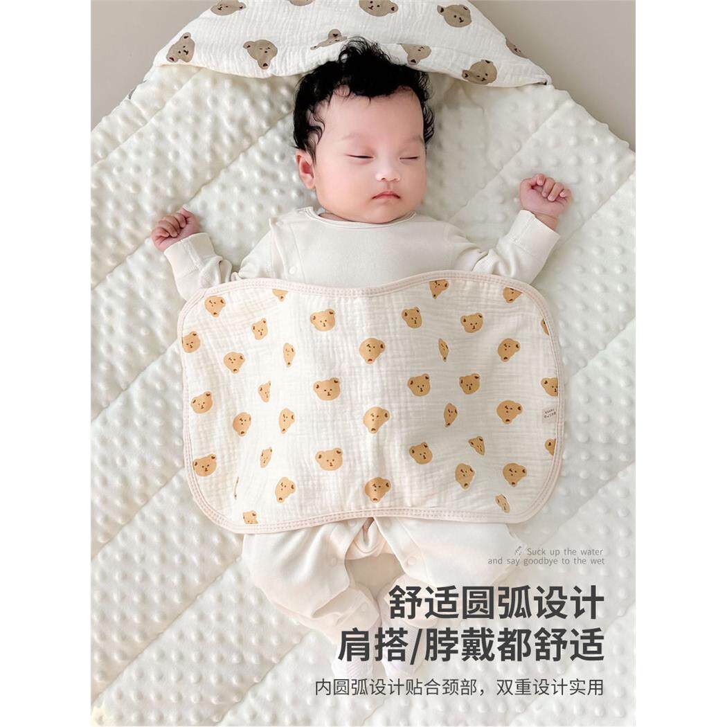婴儿拍嗝巾垫肩巾防吐奶6
