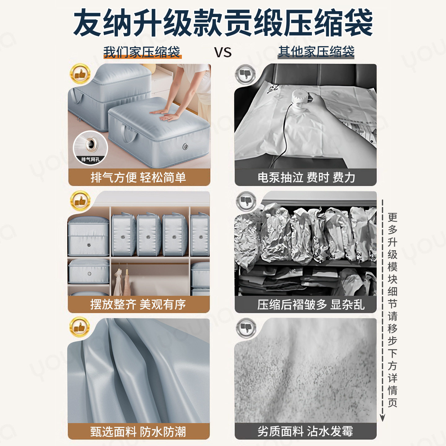 被子收纳袋羽绒服专用大
