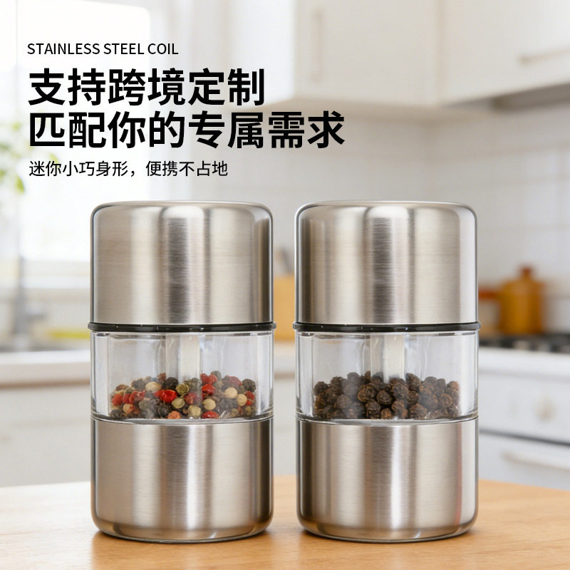新款迷你研磨器手动按压