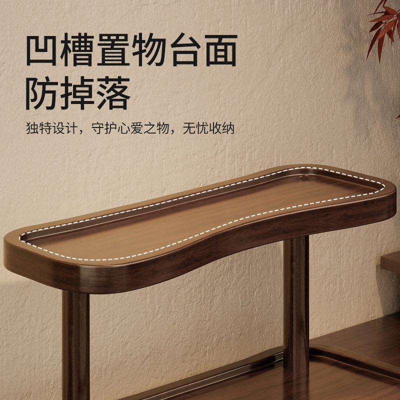 多层楠竹杯架桌面水杯收