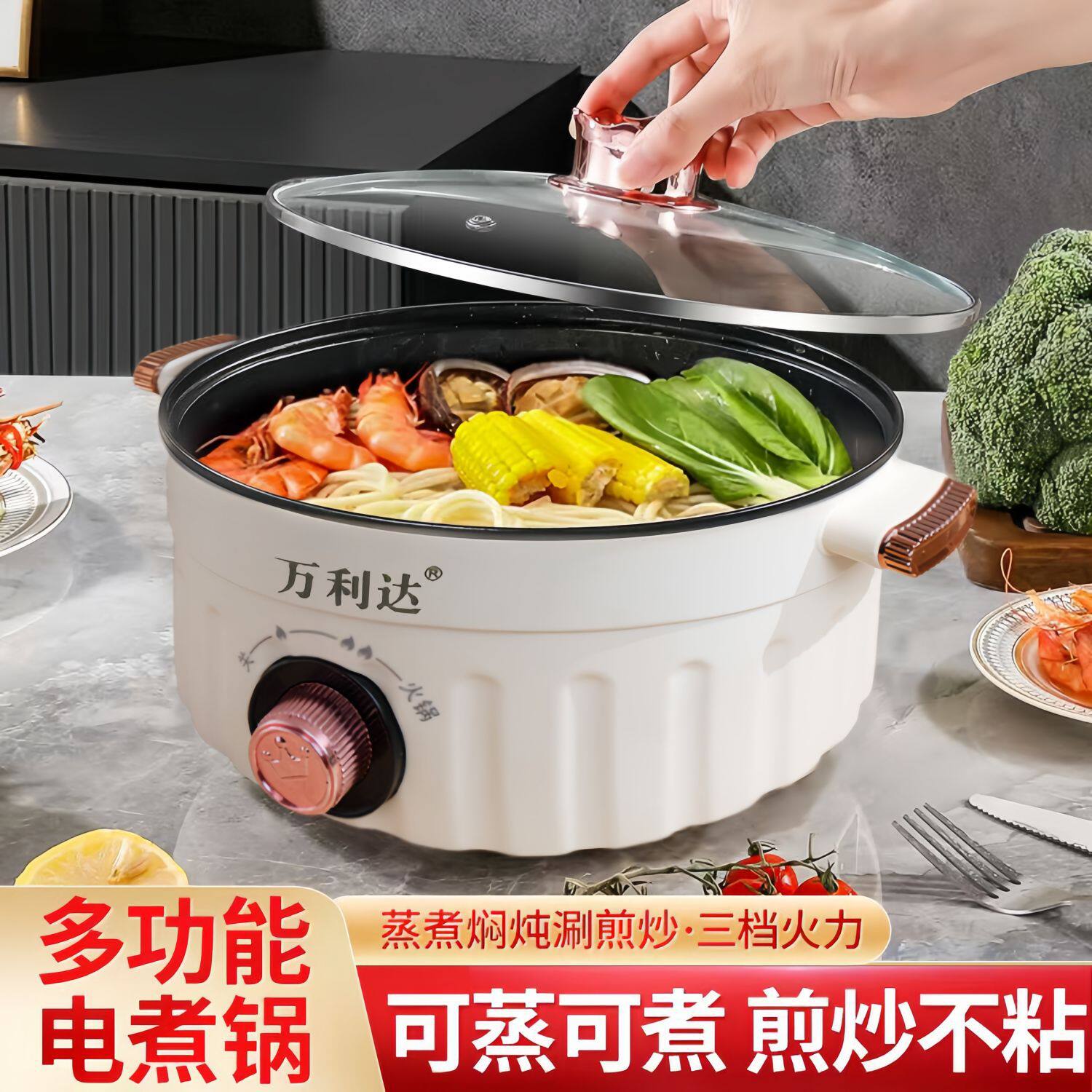 电煮锅多功能宿舍学生锅