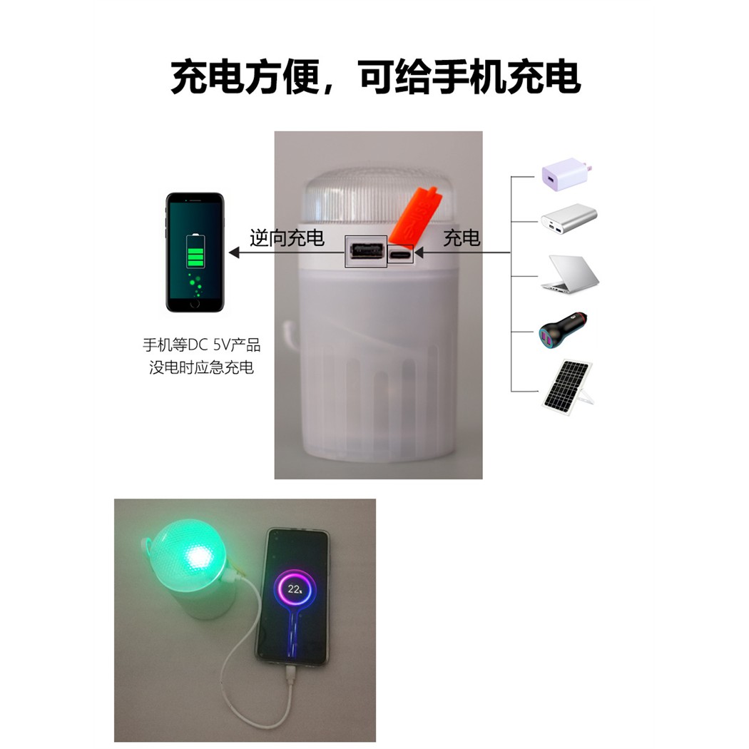 户外露营氛围灯LED七彩帐