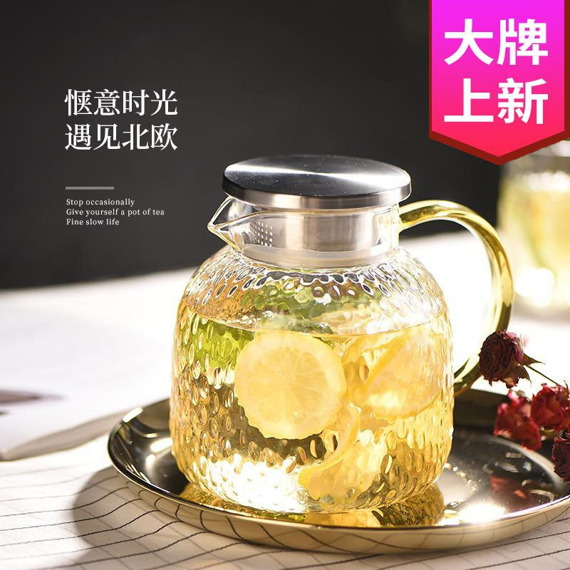 耐热玻璃冷水壶套装大容