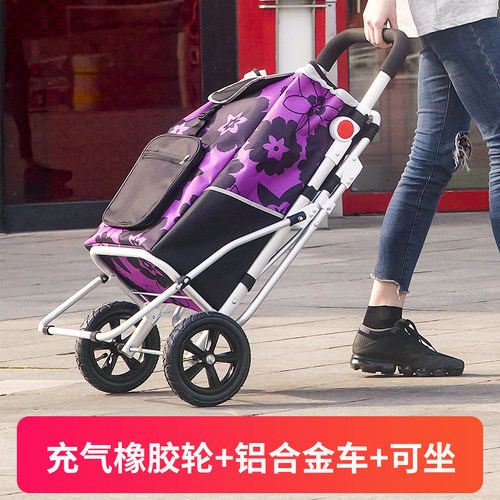 充气大容量网红拍照摄影小推车