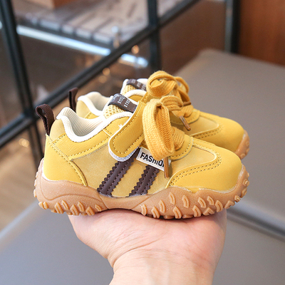 春秋男宝宝女学步鞋0一1-4岁婴儿鞋子男童运动鞋女童儿童秋季童鞋