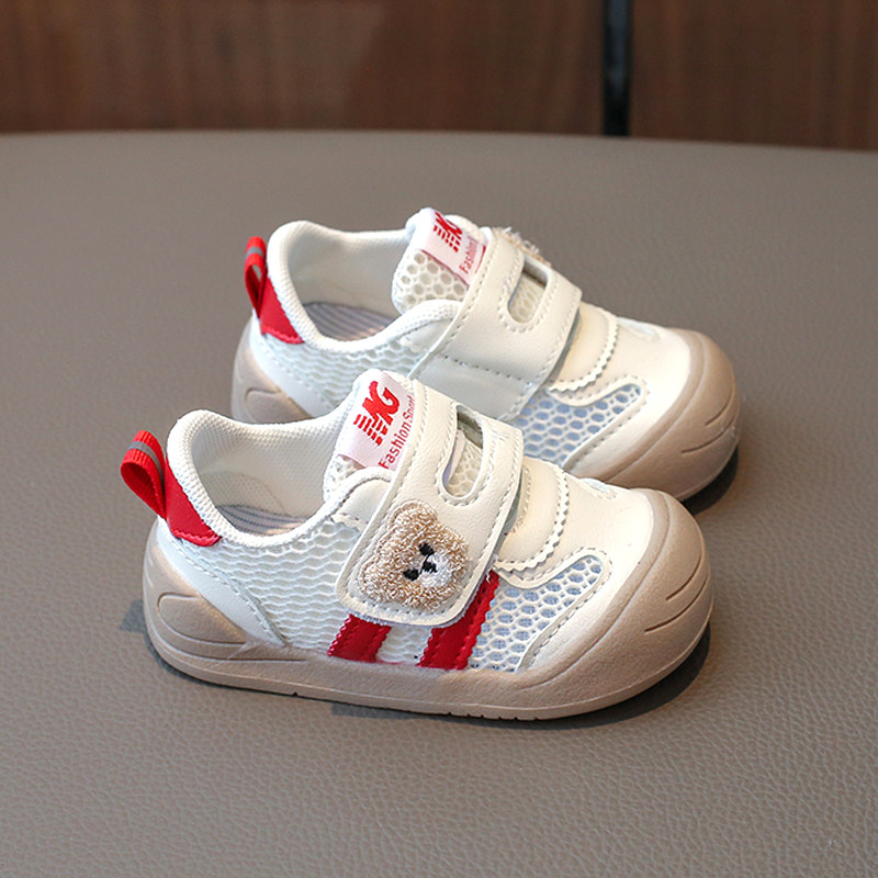 女宝宝网鞋夏季婴儿幼儿0一1-3岁鞋子学步鞋女童夏天透气软底童鞋