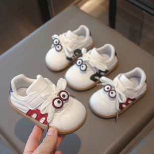 新款春季男宝宝女学步鞋男童1一3-6岁运动鞋春秋软底可爱女童鞋子