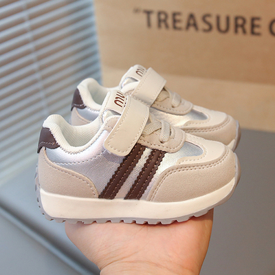 春秋男宝宝女学步鞋0一1-4岁婴儿鞋子男童软底运动鞋秋季儿童童鞋