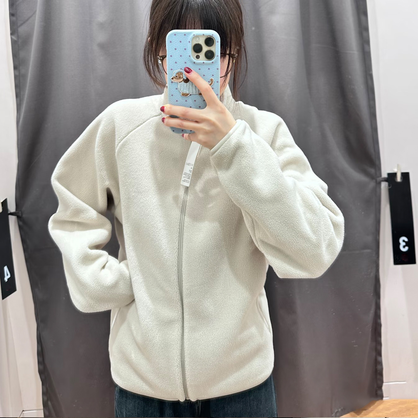 2025冬立领男女装摇粒绒拉链茄克夹克外套休闲保暖469955 460328