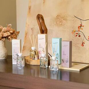 美顿美式咖啡藤条香薰摩卡咖啡阳光脆芒青茶家用室内持久留香酒店