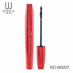正品w0207薇婕睫毛膏防水速干不晕染4D细刷头纤长浓密卷翘不脱妆
