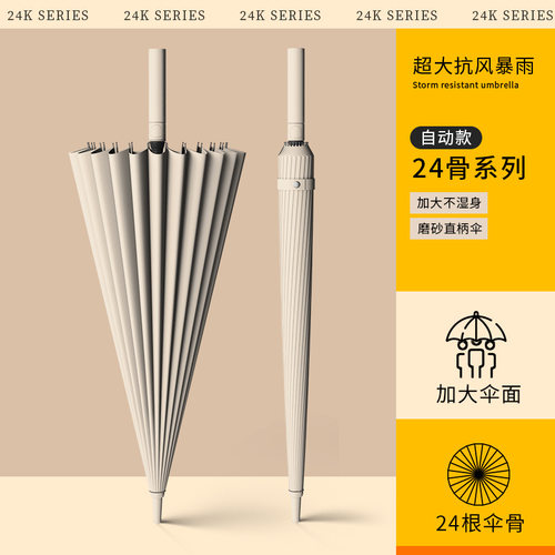 长柄伞直柄伞加大加固双人抗风