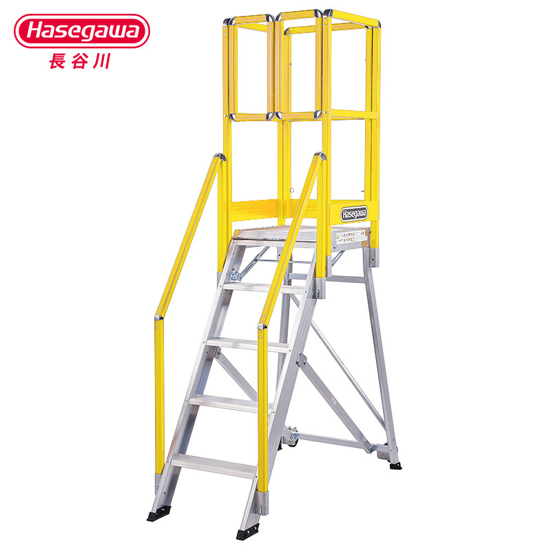 日本长谷川铝合金平台梯