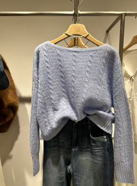ROSEALYSSA若诗莉莎2025年冬季新羊绒毛衣针织衫R5404-1312-1399