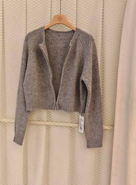 Rose Alyssa女2024春季新款圆领拉链针织衫R4106-1333 699