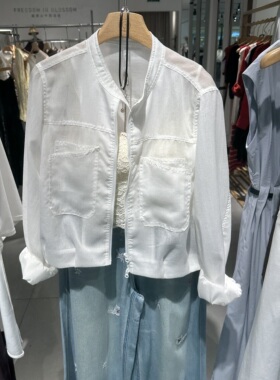 Rose Alyssa 若诗莉莎2026年夏季新女立领亚麻外套R6301-1702-699