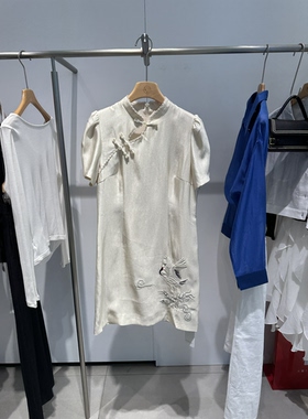 Rose Alyssa 若诗莉莎2026夏季新图案刺绣旗袍裙R6205-0703-699