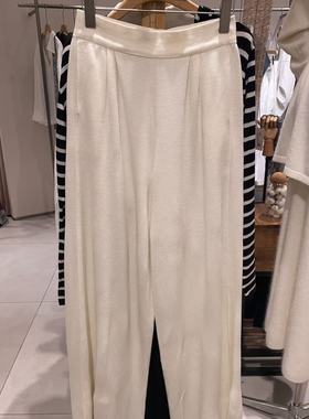 ROSEALYSSA若诗莉莎2025年冬季新款女长裤针织裤R5402-1402-699