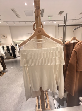 ROSEALYSSA若诗莉莎2025年冬季新款女蕾丝拼接上衣R5402-1305-699