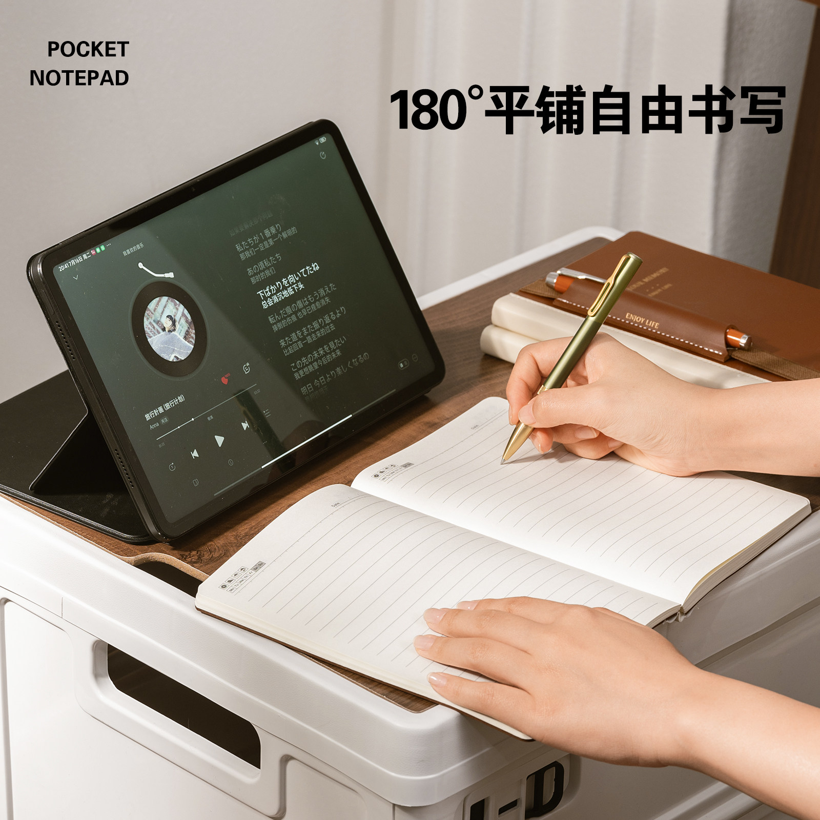 고가수첩 선물박스세트 펜삽입 비즈니스 고급스트랩 다이어리 부드러운 가죽 A5 메모장 스승의날 선물 심플한 문예 휴대용 사무실 회의록 대학원 입시 필기장