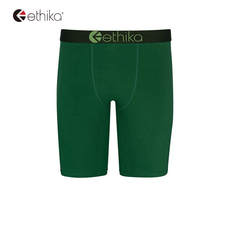 运动休闲透气纯色平角裤