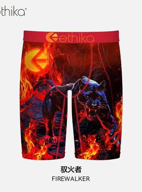 Ethika【驭火者】美式潮流男士内裤运动速干透气防磨保暖平角裤男