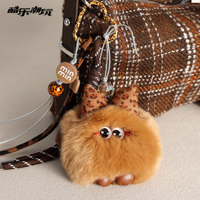 酷乐潮玩真獭兔毛毛球钥匙扣包包挂饰可爱猫咪公仔车挂件毛绒礼物,服饰配件/皮带/帽子/围巾,包挂件,淘宝优惠券,粉丝福利购,淘宝优惠卷