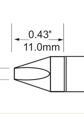 美国METCAL无铅焊接凿型烙铁头SFV/STV/SCV-CH20适用于MFR-H2-ST