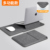 Space Gray [Multi-Function Stand Upgraded with 3D Shockproof Corner Pads - Doubles as a Mouse Pad] Plush Lining Protects Your Device - Vertical Opening Design