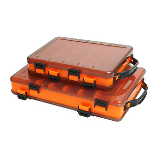 路亚盒双面收纳盒多功能双层渔具用品木虾盒收纳盒钓鱼配件盒