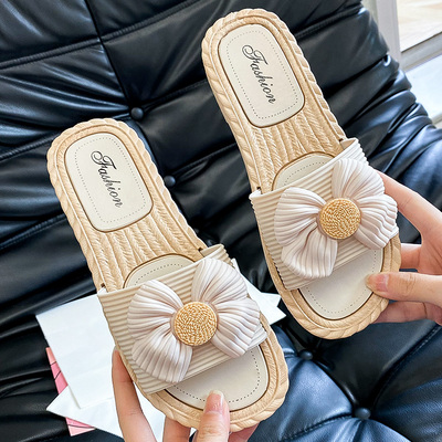 taobao agent Slippers, summer footwear, universal beach slide, 2022, Korean style, flowered