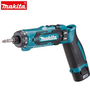 makitaDF012DSE充电起子机TD022D家用冲击电动螺丝刀折叠改锥