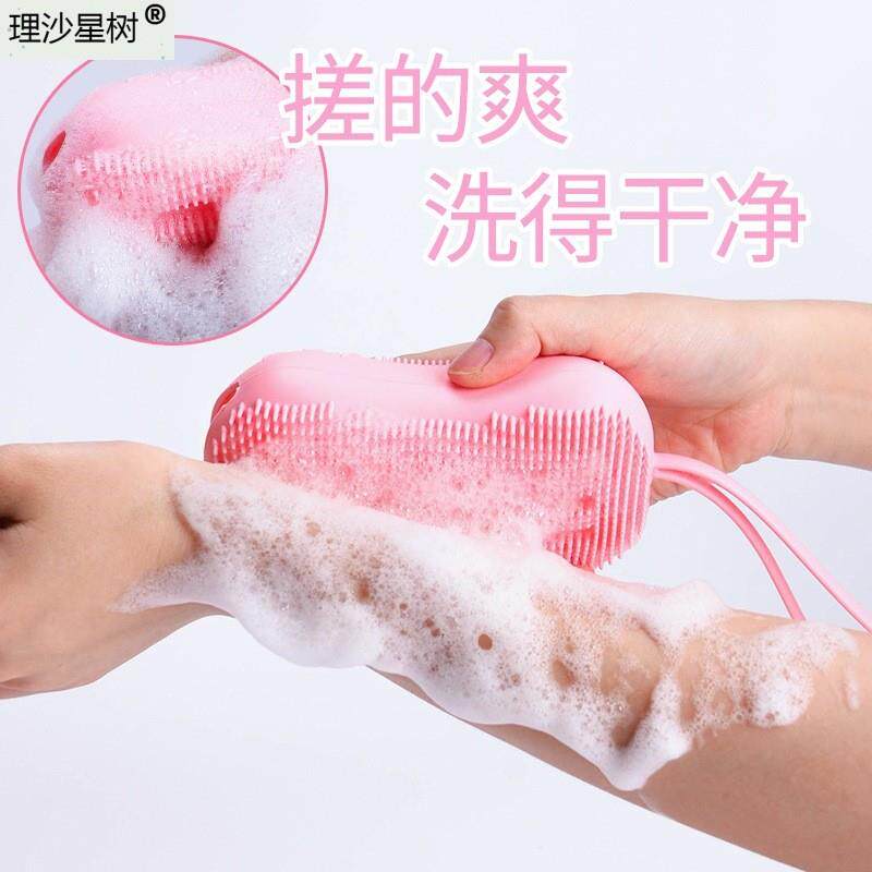 洗澡澡巾沐浴浴花硅胶搓澡神器球巾浴刷浴擦搓背搓泥刷灰海绵澡花