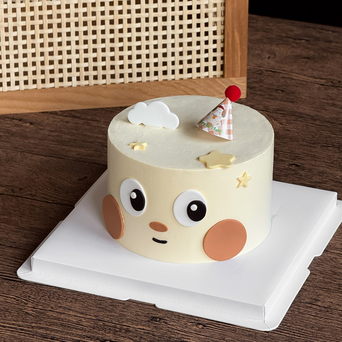 糖堡森林卡通星星人表情包翻糖切模生日蛋糕装饰烘焙模具塑料压模