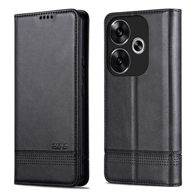适用小米POCO F6手机壳翻盖小米24069PC21G保护套皮夹小米POCOF6外壳6.67英寸poco硅胶p0c0新款pocophone潮女