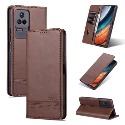 适用POCOF4手机壳翻盖小米22021211RG保护套6.67英寸POCO F4外壳皮夹小米22021211RIp0c0潮女poc0全包pocopho