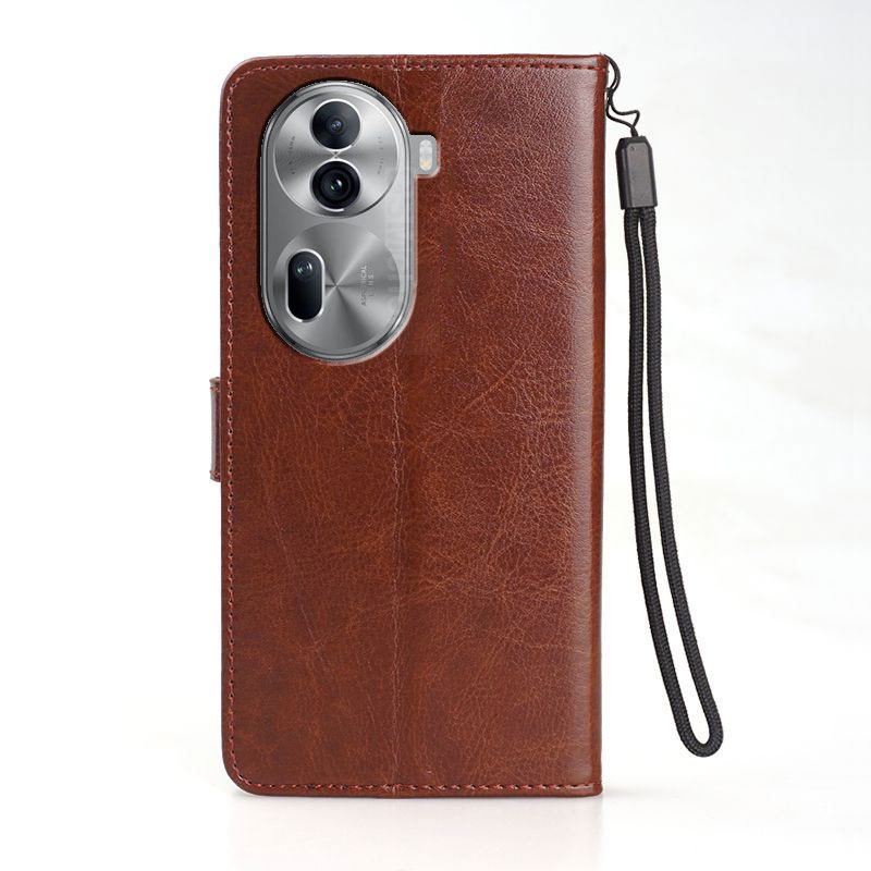 适用OPPOReno11手机壳皮夹OPPOPJH110保护套6.70英寸外壳翻盖reon11全包RONE11钱包款RENOII新款ren011硅胶RO