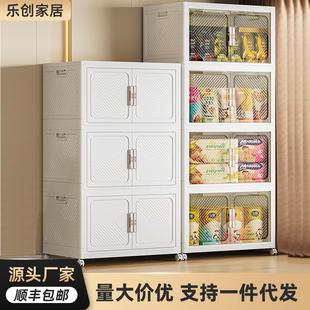 家用卧室客厅折叠收纳柜免安装 新款 玩具衣物储物柜宝宝衣橱置物柜