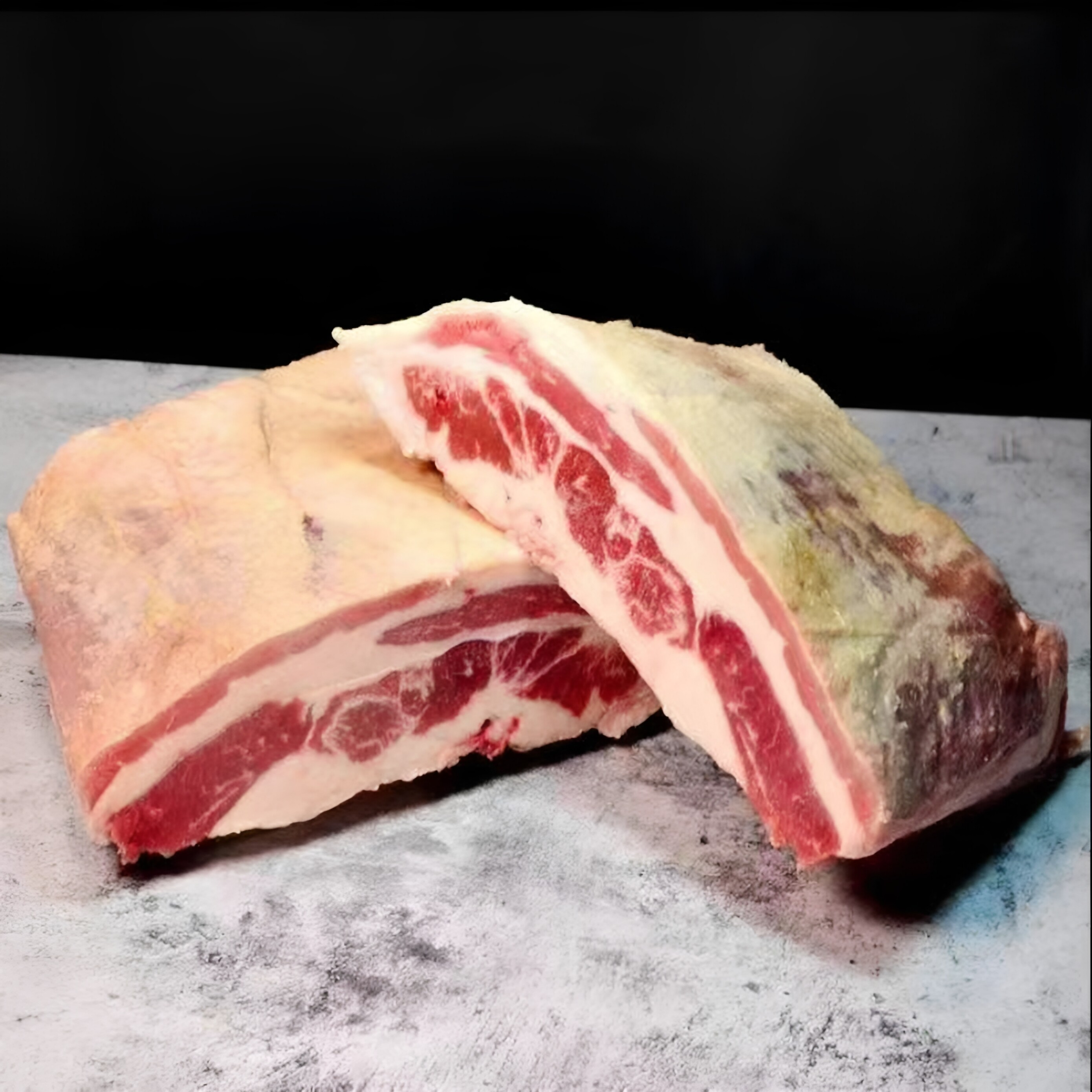 清真谷饲黑牛安格斯肥牛整块原切进口肌红脂白精选肉质奶香牛五花