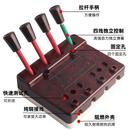 线路中间快速接线220 神器 380v快速接线器三相四线端子座按压式