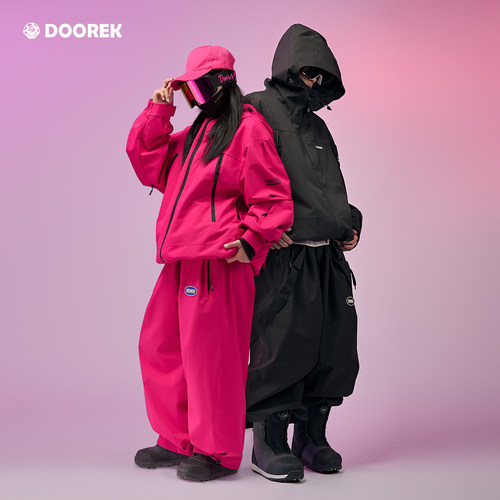 DOOREK新款滑雪服套装山系机能